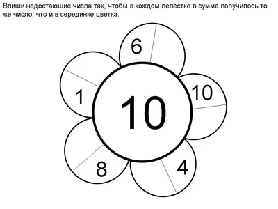 Развивающие и математические раскраски - Сложение и вычитание в пределах 10