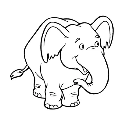 Раскраски для детей слон раскраски для детей генеративный ай | Премиум Фото