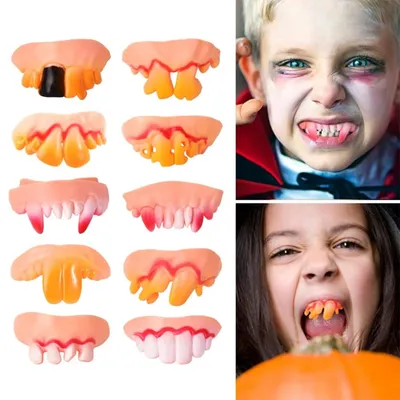 Смешные накладные зубы в ассортименте | AliExpress