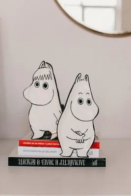 Держатель-кольцо для телефона MOOMIN (Фрэкен Снорк) (металл) (коробка)  «Читай-город»