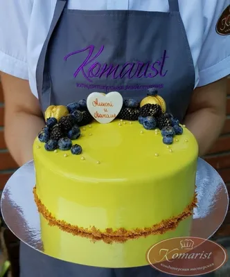 Цветочный торт «Солнечная свадьба» заказать с доставкой по Москве, 2 340  руб. за 1 кг. с декором — Кондитерская Chaudeau