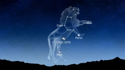 Уроки навигации по звездному небу (Deep-Sky) - созвездие Лев (Leo)
