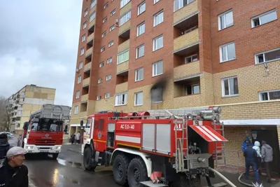 Женщину с двумя детьми спасли при пожаре в Витебске, еще 31 жильца  эвакуировали