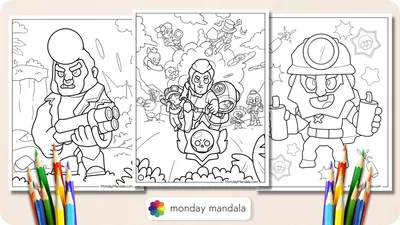 25 Brawl Stars Coloring Pages (Free PDF Printables)