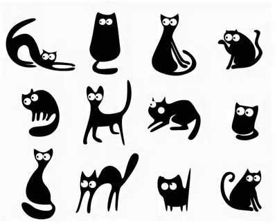 [70+] Стилизованные коты картинки обои