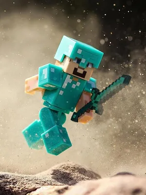 Ultra realistic rendering of minecraft steve on Craiyon