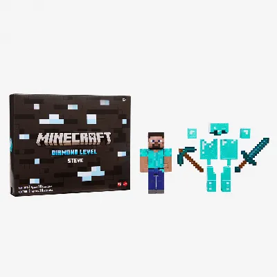 Minecraft Mob Head Minis Steve Action Figure