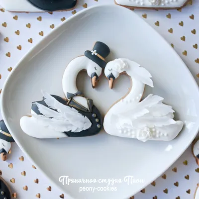 Купить Свадебная композиция \"Белые лебеди\" в Москве по 9900 ₽ арт – 7422