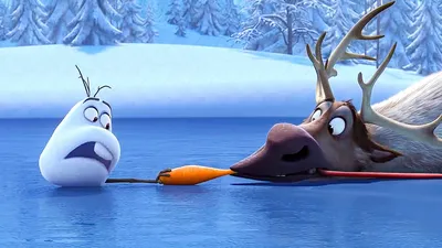 Frozen - Olaf vs. Sven (Funny Scene) - YouTube