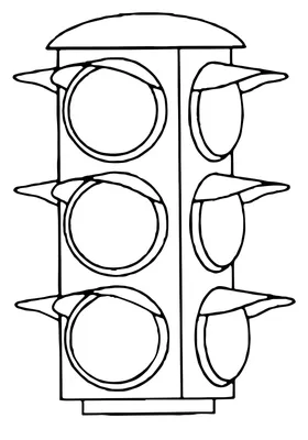 Картинка светофор для детей - 61 фото