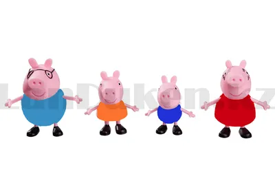 Игрушки для ванной Семья Свинки Пеппы Свинка Пеппа (Peppa Pig) — купить в  Москве в интернет-магазине Акушерство.ру