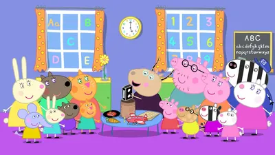 Детский набор игрушек \"Семья Свинка Пеппа\" Peppa Pig (6 героев), арт.1830:  продажа, цена в Минске. Тематические игровые наборы от \"Интернет-магазин  \"ИгрушкиТут\"\" - 139262476