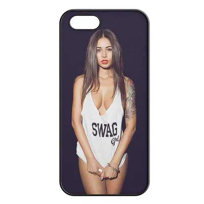 Чехол IPhone 5 swag girl | КАПЛЯ