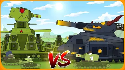 Concrete monster VS PZ-44. Unequal fight - Cartoons about tanks - YouTube