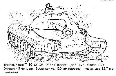Российский танк бт-7 танки россия оружие россии Распечатать раскраски для  мальчиков