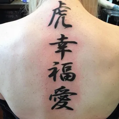 Китайские иероглифы в татуировках: история, значения и популярность -  tattopic.ru