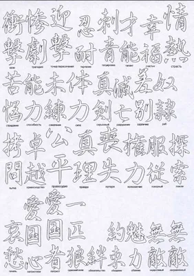 Идеи для срисовки китайские иероглифы (90 фото) » идеи рисунков для  срисовки и картинки в стиле арт - АРТ.КАРТИНКОФ.КЛАБ