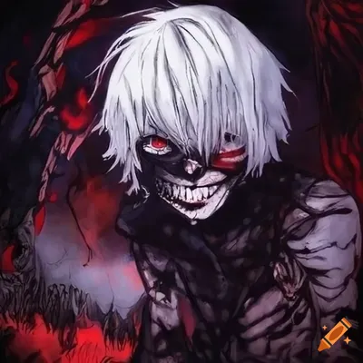 Tokyo Ghoul (Ken Kaneki) by BoneHedToons on DeviantArt