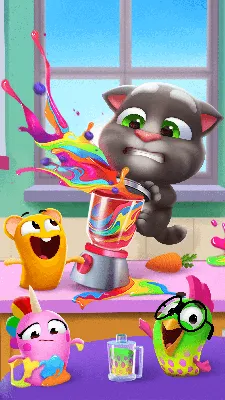 My talking tom 2 birthday special banner by DavePark1999 on DeviantArt