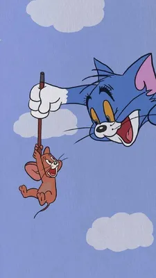 Картина для интерьера Том и Джерри / The Tom and Jerry на холсте, персонажи  мультфильма, 45х45 см, холст с печатью на подрамнике, на стену, Постер  Плакат - купить по низкой цене в