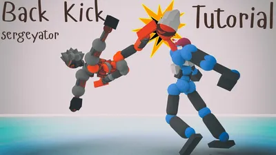 Toribash : Back Kick Tutorial (mod Wushu/Mushu) - YouTube