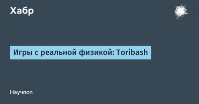 Игры с реальной физикой: Toribash / Хабр