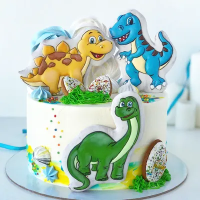Торт \"динозавры в космосе\" - детские торты — на заказ в городе Саров