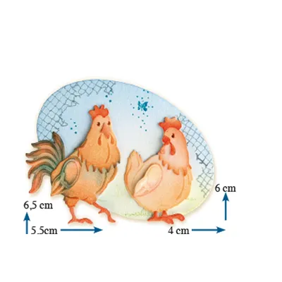 Металлический трафарет в форме петуха курицы пар для вырезания альбом для  скрапбукинга тиснение для изготовления подарочных открыток ручная работа  Декор | AliExpress