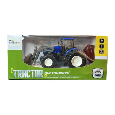 Игрушка Синий трактор с прицепом и животными купить по цене 6625 ₽ в  интернет-магазине Детский мир