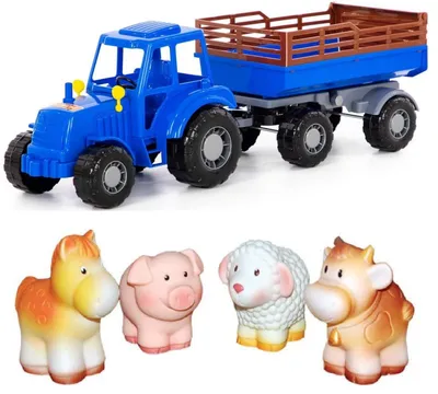 Игрушка деревянная «Объёмная каталка. Синий трактор» 12 см купить в Чите  Каталки в интернет-магазине Чита.дети (9679850)