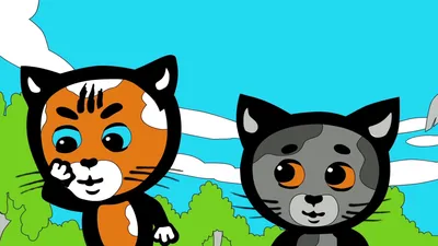 Мультфильм Три котенка. Раскраска 1 сезон 3 серия смотреть онлайн в хорошем  качестве