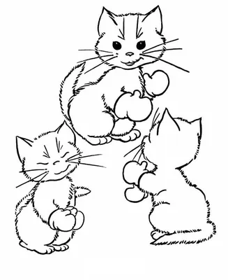 Рисунок Три Котенка №392466 - «В мире литературных героев» (20.04.2023 -  11:19)