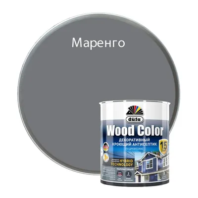 Антисептик кроющий Wood Color (0,9л) маренго Dufa на Лесоторговой в Орле по  цене: 1 065 ₽