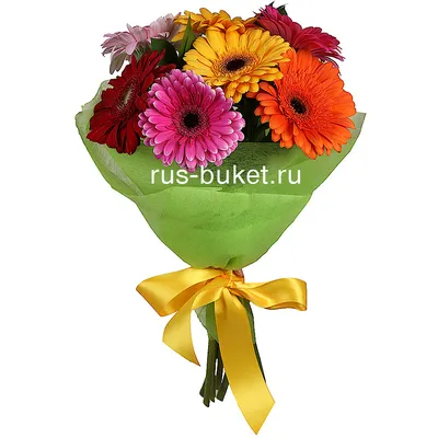 Букет из 21 желтой герберы - купить в Москве по цене 6390 р - Magic Flower