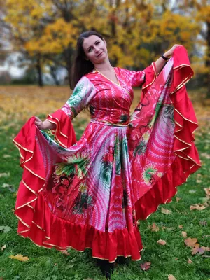 Цыганский костюм «Лаванда» | Аренда платьев