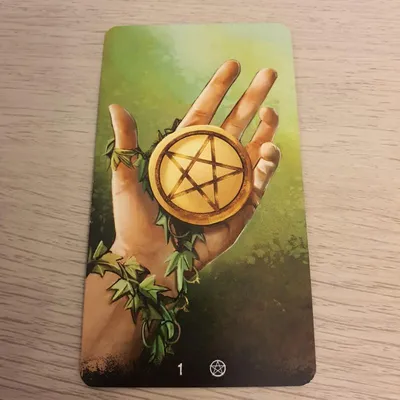 Лампа Таро Ace of Pentacles / Туз Пентаклей | Tarot Lovers