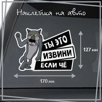 Игрушка автомобильная на присосках Автокот \"Ну ты это. извини, если ЧЁ\" —  купить в интернет-магазине по низкой цене на Яндекс Маркете