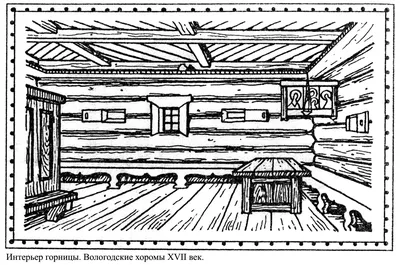 Внутреннее убранство русской избы. - ЯПлакалъ