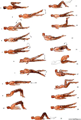 Упражнения при поясничном остеохондрозе в картинках обои
