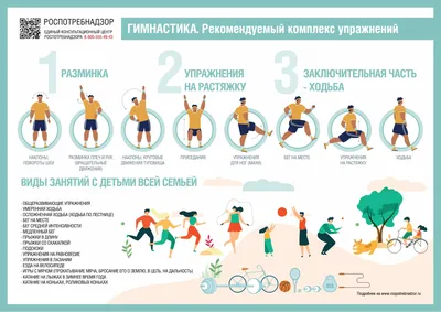 [78+] Утренняя гимнастика упражнения в картинках обои