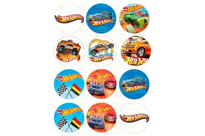 Картинка на торт Hot Wheels