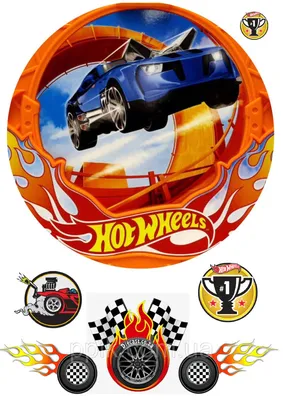 Купить Вафельная картинка Hot Wheels 2 в Днепре от компании  \"Интернет-магазин \"Повар, пекарь и кондитер\"\" - 1830479593