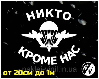 Вымпел «ВДВ.Никто, кроме нас!», габардин, бахрома