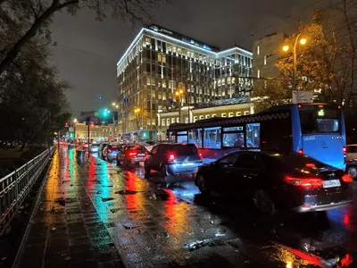 Купить фотообои Вечерняя Москва на Wall-photo.ru - интернет магазин  фотообоев. Недорогие фотообои на заказ