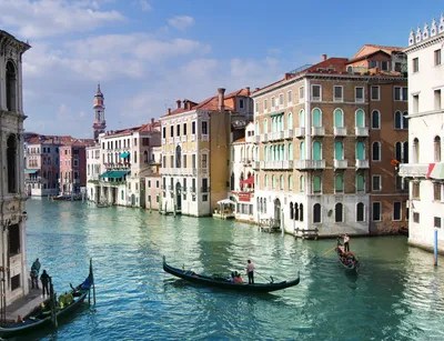 Обои Venice, Italy Города Венеция (Италия), обои для рабочего стола,  фотографии venice, italy, города, венеция, италия, гондолы, гранд-канал,  canal, grande Обои для рабочего стола, скачать обои картинки заставки на рабочий  стол.