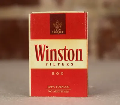 Vintage Winston Cigarettes Box of Wood Matches Advertising | eBay
