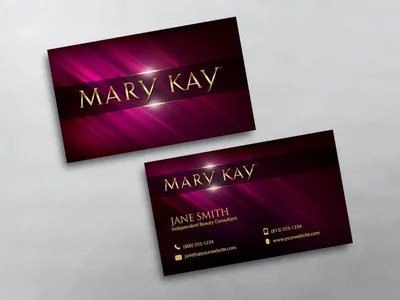 Визитные карточки Mary Kay Кредитная карточка Visiting card картон, Mary K  Stohr, картон, другие, визитная карточка png | PNGWing