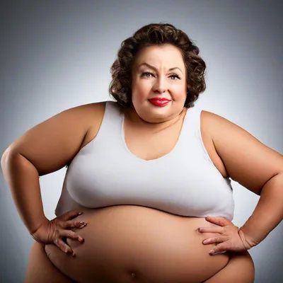 Толстая тётка псих 45 лет, вес…» — создано в Шедевруме