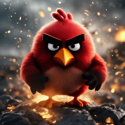 Angry birds,злые птички,мобильная …» — создано в Шедевруме