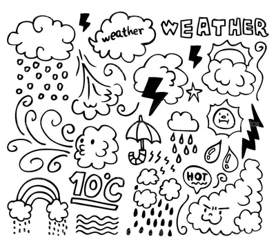 Радуга и облака. Симпатичный реалистичный значок погоды. 3d мультфильм -  Ozero - российский фотосток